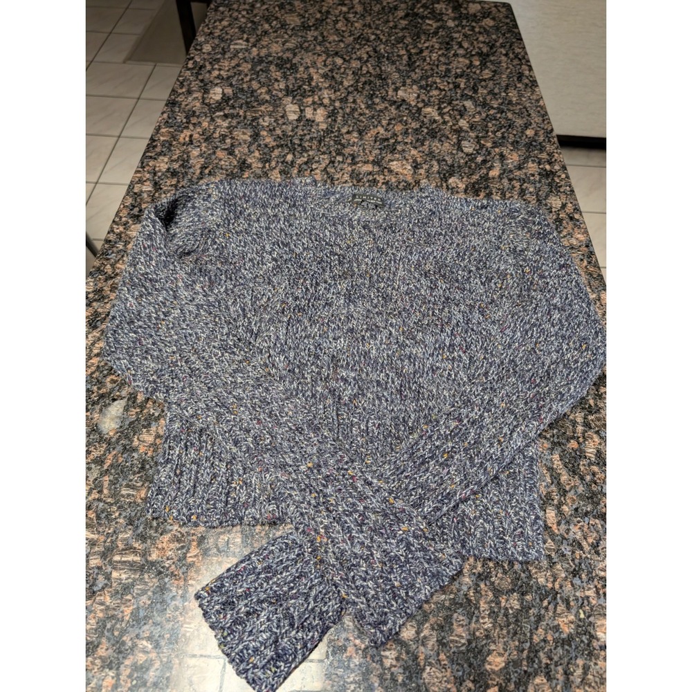 VTG The Limited Girl's Wool/Angora Blend Sweater Medium‎ Soft Pullover Blue EUC